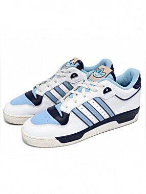ADIDAS Rivalry Originals Retro Lowtop Cloud/Lt Blue/Shadow Navy Sz US12